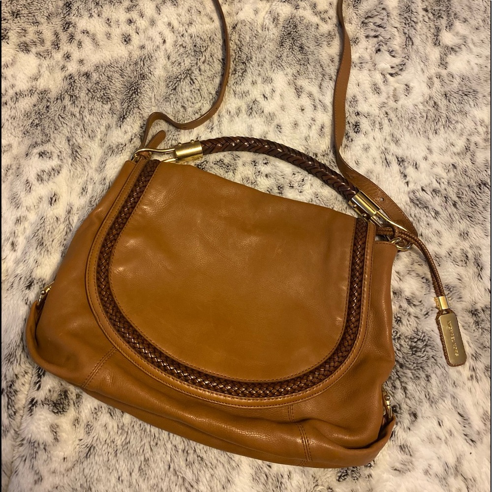 MICHAEL KORS Skorpios Flap Leather Shoulder Bag